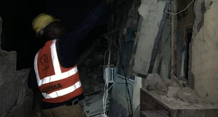 2-storey building collapse in Lagos