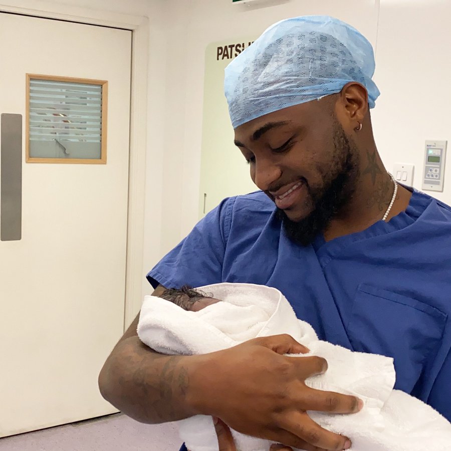 Davido hails wife after Birth, says ‘I love you my strong wife!!!’
