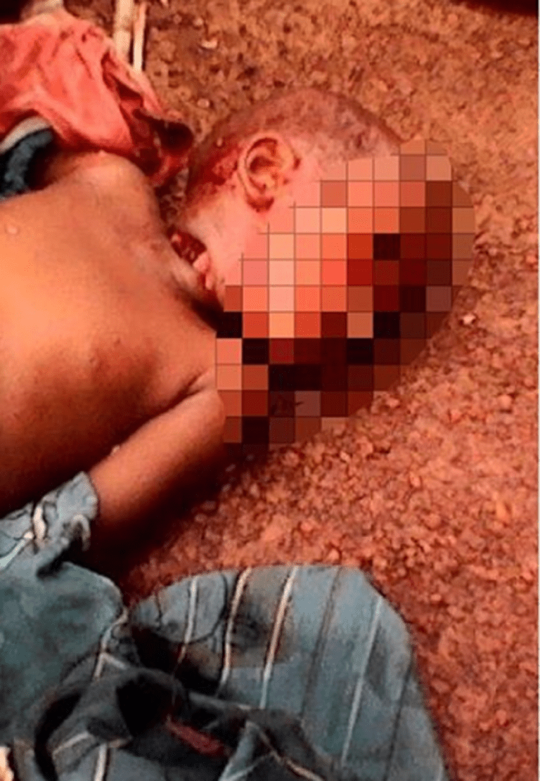 Graphic: Woman slaughters neighbor’s four-year-old son in Imo