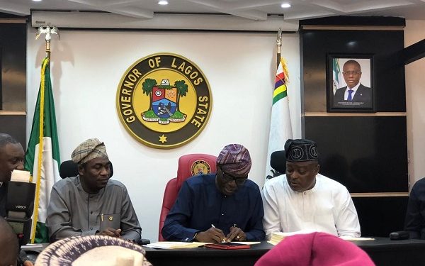 BREAKING: Sanwo-Olu signs year 2020 budget of N1.168 trillion into law
