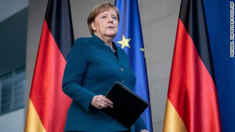 German Chancellor Angela Merkel goes into self-quarantine