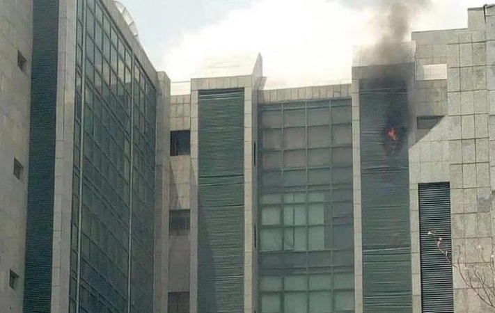 BREAKING: Fire guts Corporate Affairs Commission (CAC) Headquarters Abuja