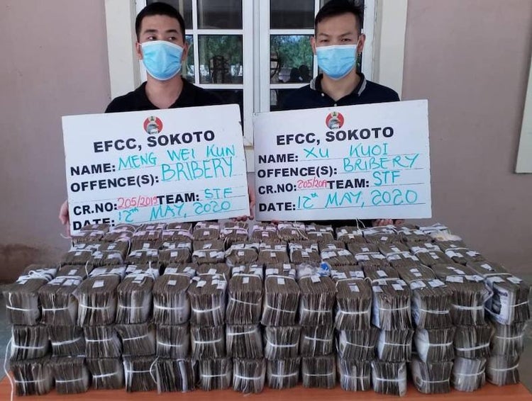 2 Chinese arrested for offering N100m bribe to EFCC officer