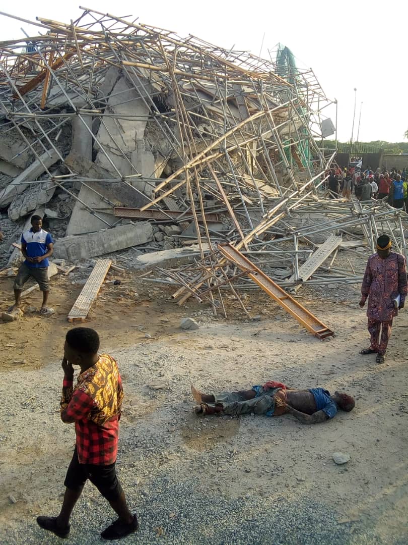 Imo building collapse: Death toll hits 15