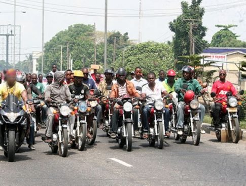 BREAKING: Motorcyclists protest killing of colleague in Lagos