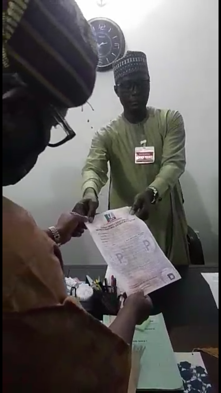 EXCLUSIVE WITH VIDEO: IMO NORTH SEN. BYE-ELECTION: APC Election Panel Chair Submits Results, Reaffirms Ibezim’s Victory
