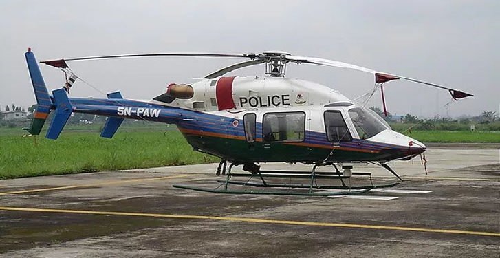 #EndSARS: Police Helicopter Impounded By Benin Residents