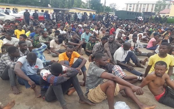 #EndSARS Palaver: Suspects Who Burnt BRT Buses, 518 Others Arrested