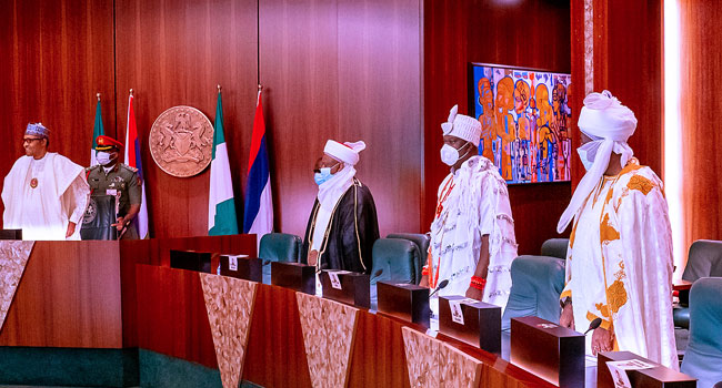 Buhari Meets Ooni, Sultan, Other Traditional Rulers