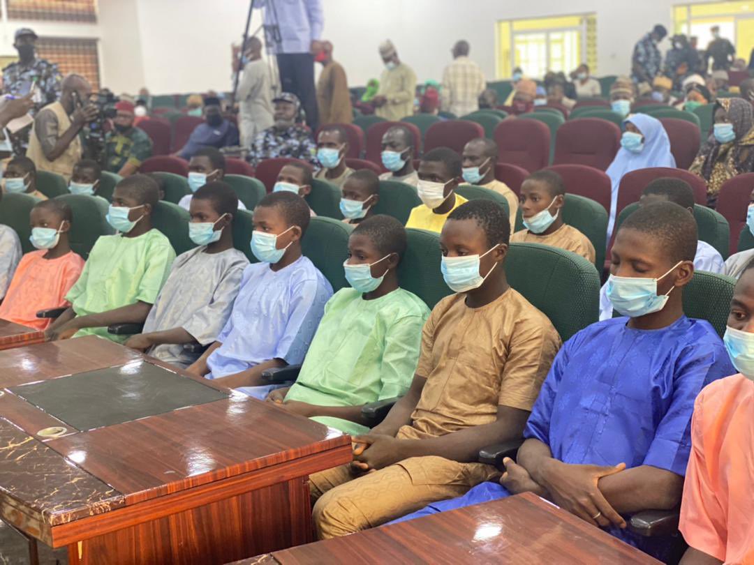 PHOTOS: Freed Kagara Students, Staff After 9 Days In Bandits Captivity