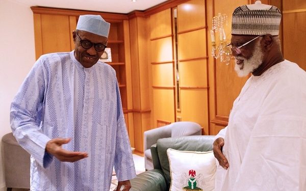 BREAKING: Buhari, Abdulsalami Meet In Aso Rock