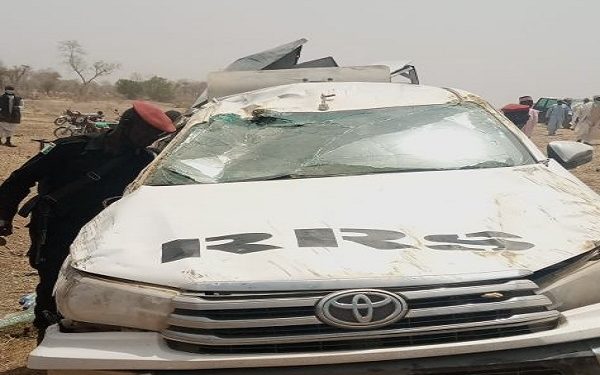 Bauchi Governor’s Convoy Somersaults, And left Policeman Injured