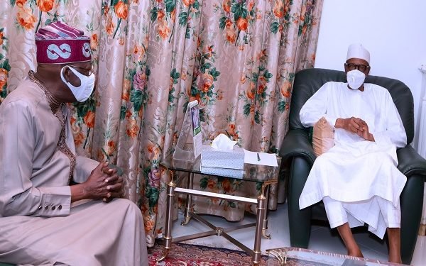 JUST IN: Buhari meets Tinubu, Akande