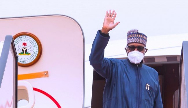 Buhari Departs Abuja For France For Talks With Macron