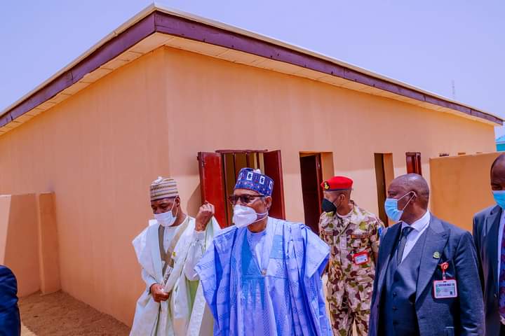 President Buhari Inaugurates 4,000 Resettlement Homes For Idps