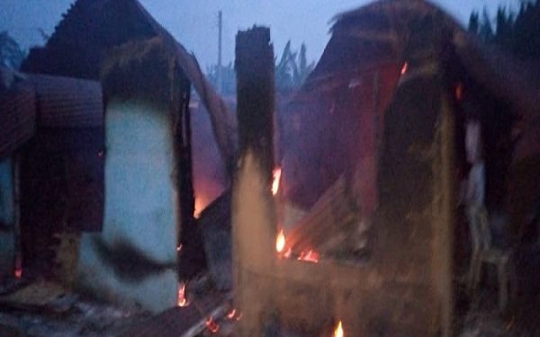 Angry Indigenes Raze 27 Houses In Delta