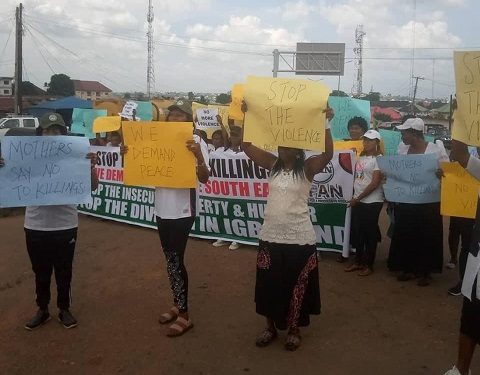 Women Protest Over Killings In Nigeria