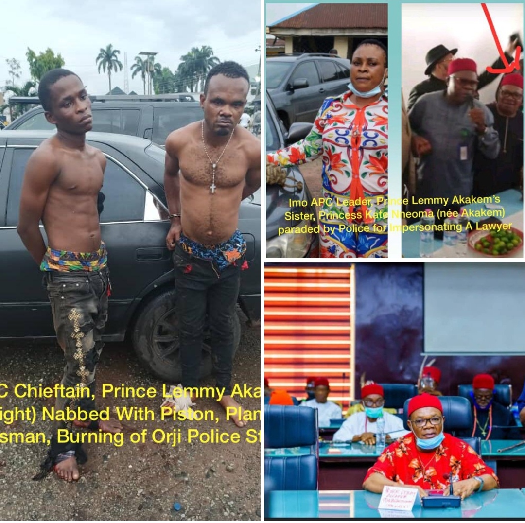 Self Acclaimed Imo APC Apex Leader, Lemmy Akakem In Trouble:  Family Members Paraded Over Alleged Shocking  Crimes