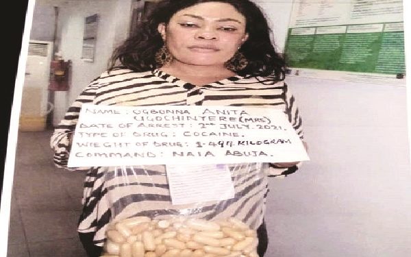 Woman Held With 100 Pellets Of Cocaine Concealed In Body