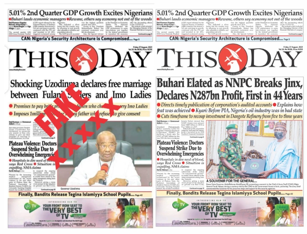 That FAKE THISDAY NEWSPAPER And “Imo NIGHT Editors”
