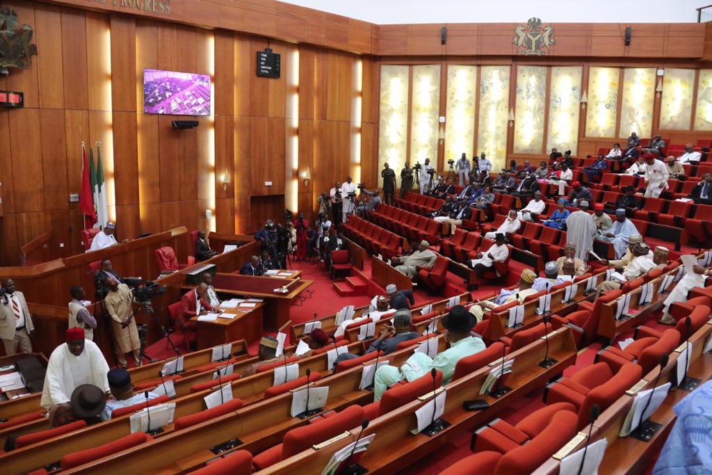 BREAKING: Senate Passes Finance Bill Transmitted By President Buhari For Second Reading