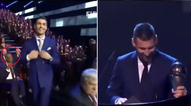 Fans Spot Key Difference Between Lionel Messi And Cristiano Ronaldo When They Collect An Award – Sportbible.com