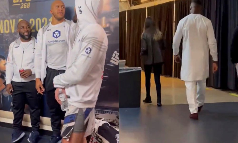 UFC Heavyweight Champion, Francis Ngannou Admits He Avoided Someone In Viral Backstage Video – But It Wasn’t Ciryl Gane- MMA Junkie