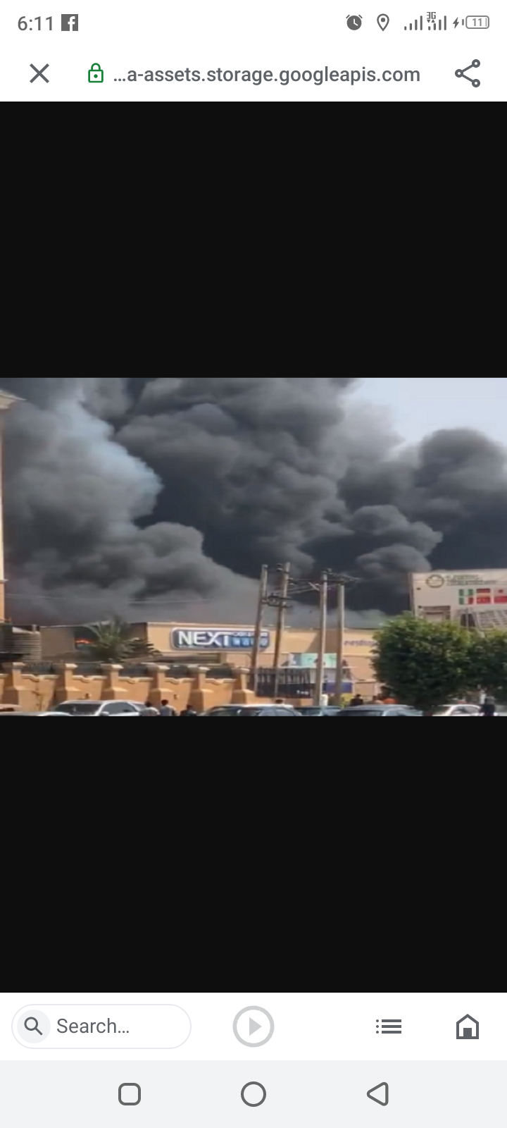 Cash and Carry Mall In Abuja On Fire