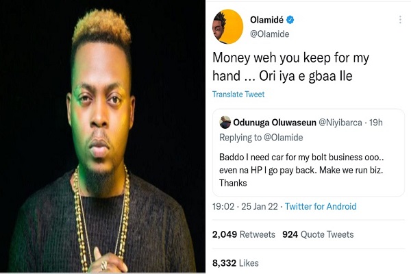 Olamide ‘Baddo’ Under Fire For Dissing Fan’s Mother