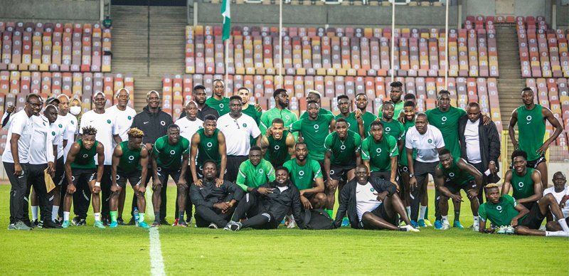 Super Eagles Of Nigeria Arrives  Ghana For World Cup Qualifications