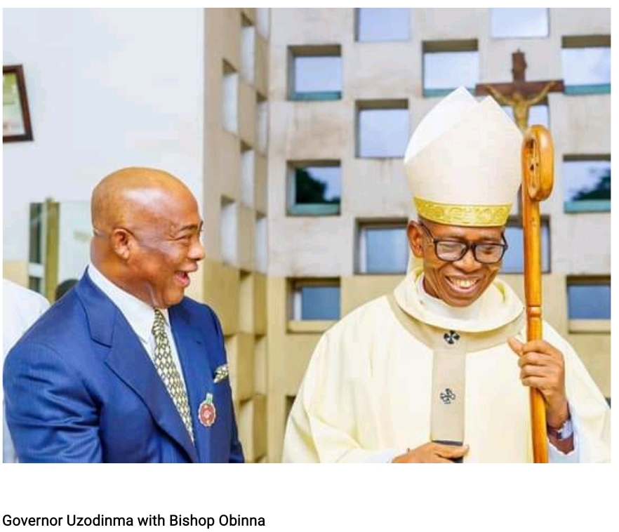 Governor Uzodinma’s Retirement Gift To Bishop Obinna