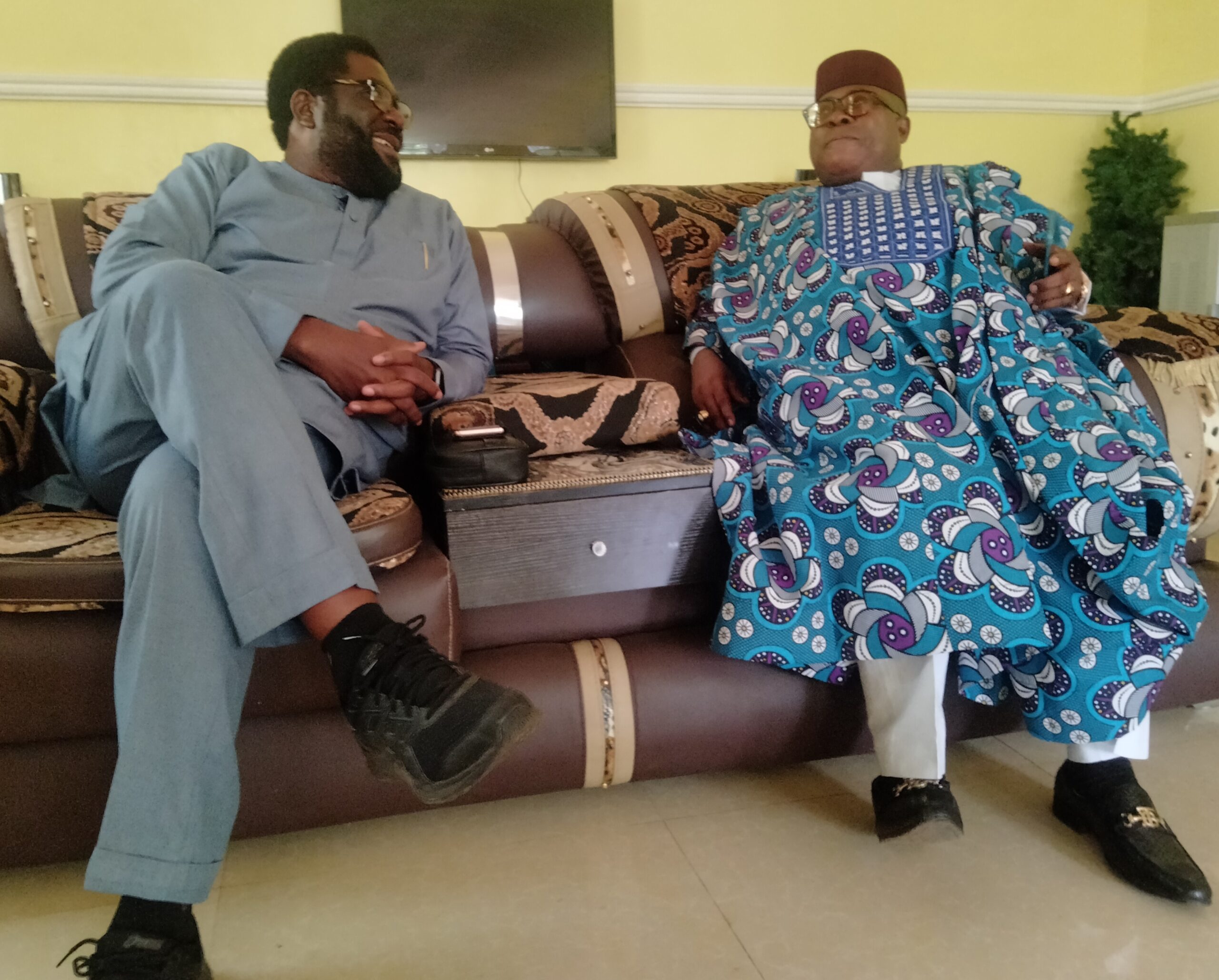 Madumere Visits Anyanwu, Condoles Him Over Mother’s Passing At 102