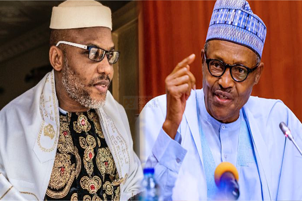 Buhari Disagrees With Igbo Leaders On Nnamdi Kanu, Says Only Court Can Decide His Fate, As UK Insist IPOB Is Not A Terrorist Group