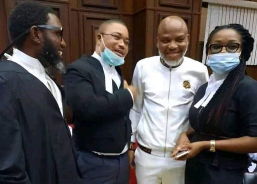 Again, Federal Govt Amends Charges Against Kanu, Includes Lawyers As Accomplices