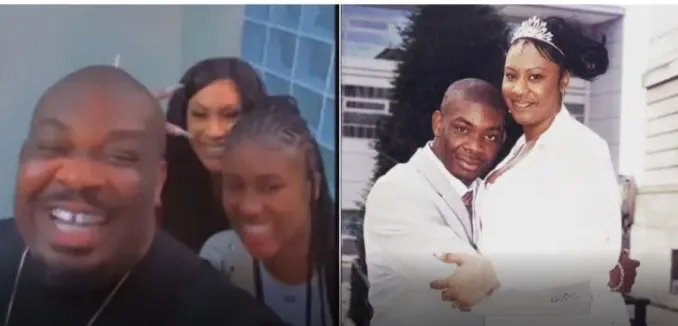 Don Jazzy Reunites With Ex-wife In Lagos