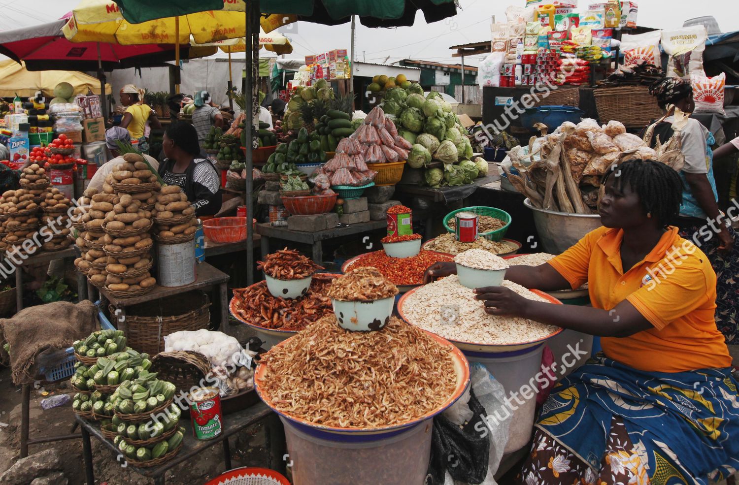 High Inflation In Nigeria , Rising Food Prices