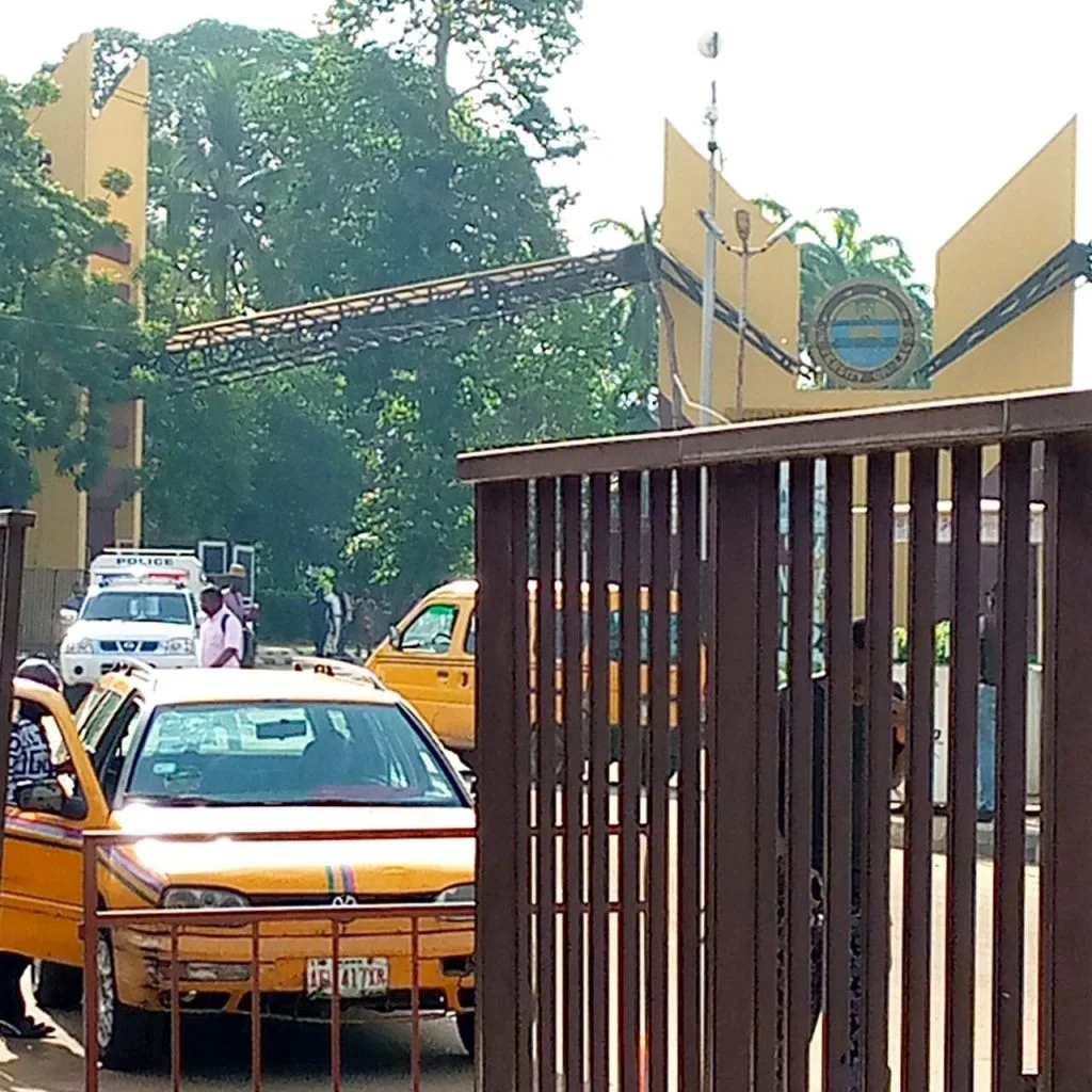 ASUU Strike:  Students Plan Protest With Tight Security Presence At UNILAG Gate