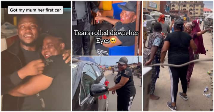 Comedian Brain Jotter Gifts Mother A Car, She was Moved With Tears ,Women Gather To Celebrate Her