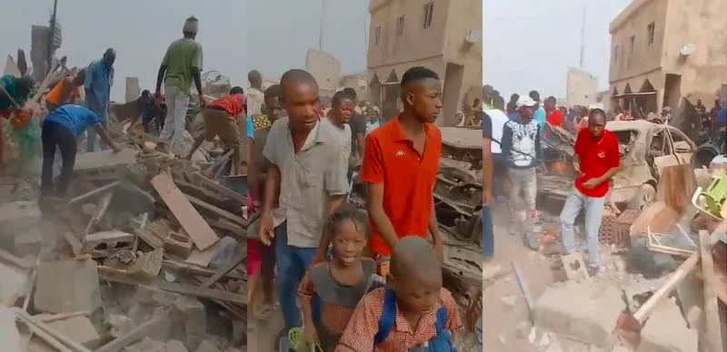 UPDATED: Many Feared Dead Following Explosion In Kano Explosion,School Children Reportedly Affected