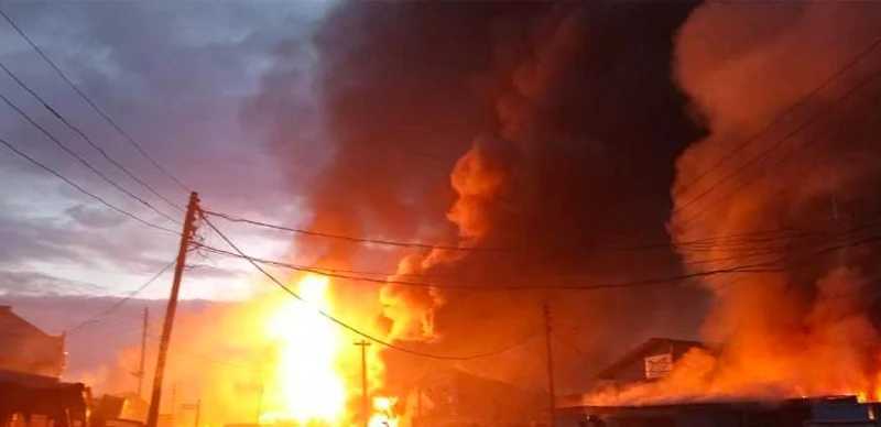 Fire Destroys 80 Shops In Kano Market