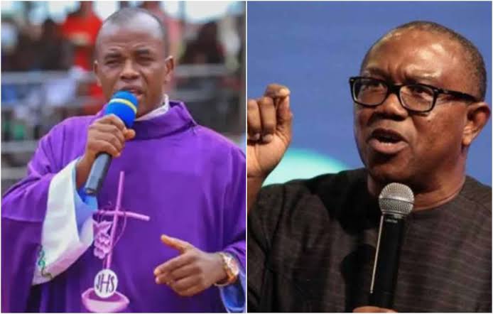 JUST IN: Fumbling Mbaka  Retracts ‘Stingy’ Comments On Peter Obi, Begs For Forgiveness