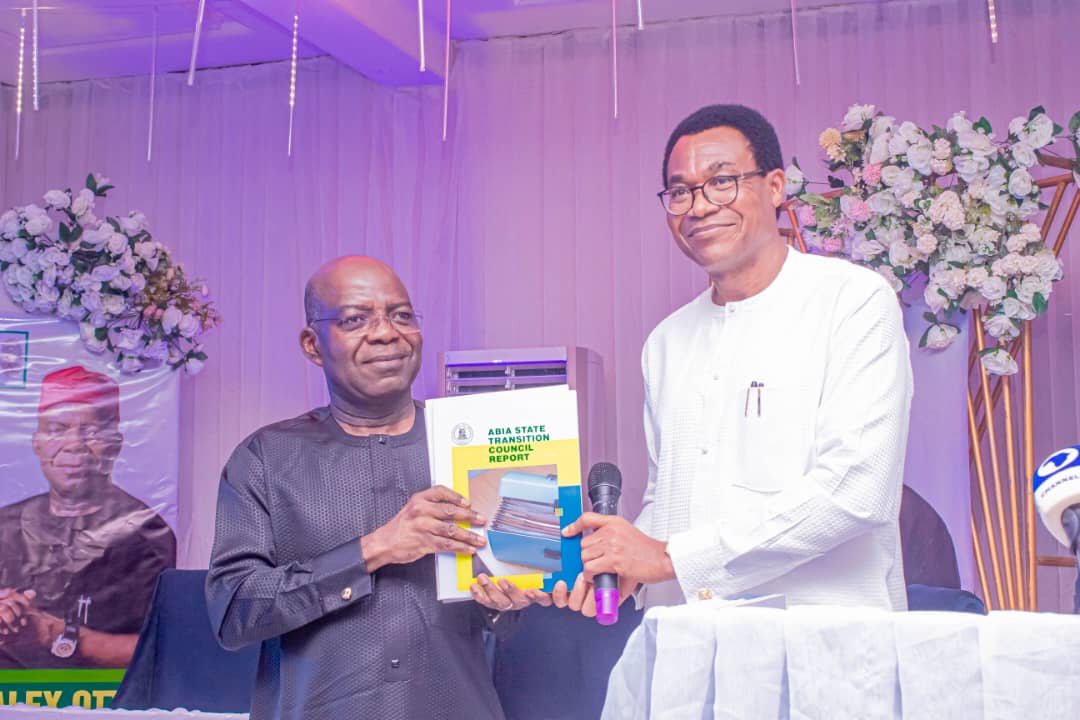 Abia Governor-Elect, Otti Receives Transition Council Report