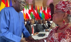 Nigerians React As Ngozi Okonjo-Iweala Allegedly Rejects Photo With Tinubu In France