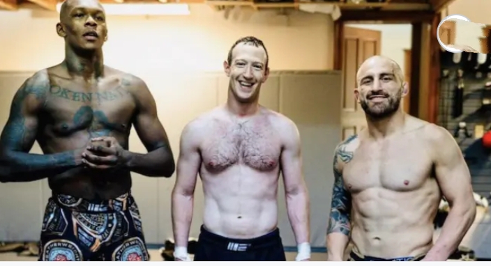 As Tech Rival War Gets Messier, Zuckerberg Now Trains With UFC Champs, Israel Adesanya, Alexander Volkanovski.
