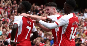 Arsenal Escapes Forest Threat, Starts Premier League With Winning
