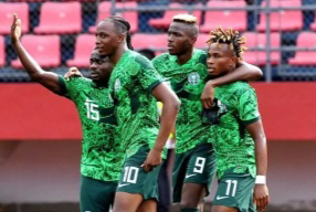 BREAKING: Osimhen  Blasts, Hits hat-trick As Nigeria Demolish Sao Tome 6-0 To Book AFCON Ticket In Style