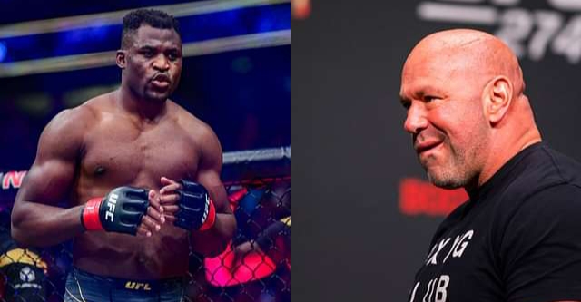 Soon To Be $10,000,000+ Richer, Francis Ngannou Receives Three-Word Reaction From Dana White Ahead of Tyson Fury Fight