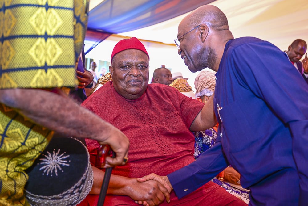 Gov Otti Leads Prominent Nigerians To Bid Ex – Ohanaeze President, Joe Irukwu, Farewell