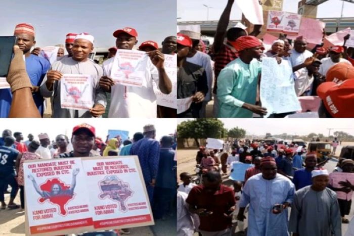BREAKING: Fresh Protest In Kano Over Appeal Court Judgment