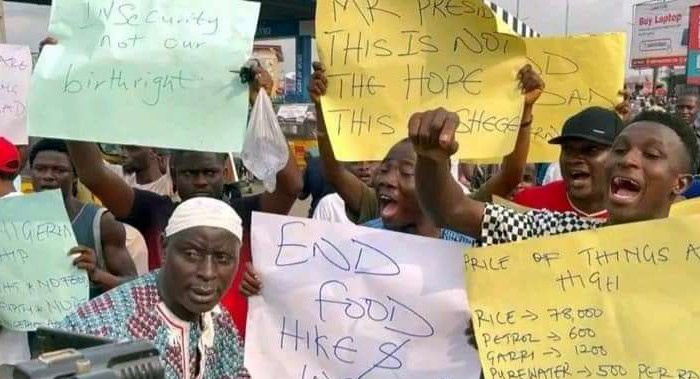 Hunger: Tinubu Sleeps As Nigeria Burns, Ibadan Residents Join Protests Over High cost Of Living